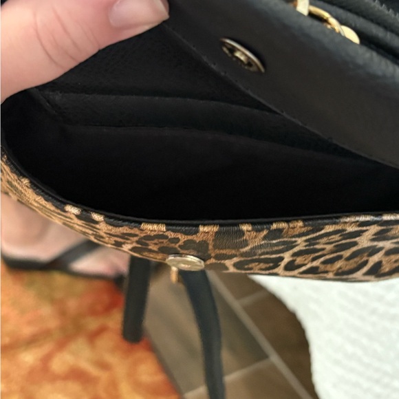 Gussaci Black and Animal Print Crossbody Bag - Picture 6 of 10